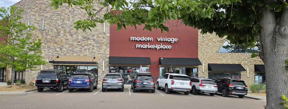 Modern Vintage Marketplace storefront in the Promenade Shopping Center